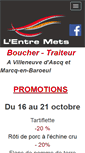 Mobile Screenshot of lentremets-traiteur.com